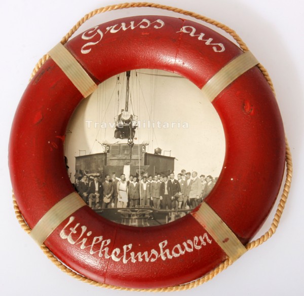Patriotika Bilderrahmen Gruss aus Wilhelmshaven