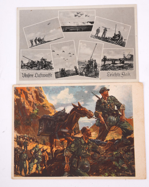 Postkarte ``Gebirgsjäger gehen in Stellung´´