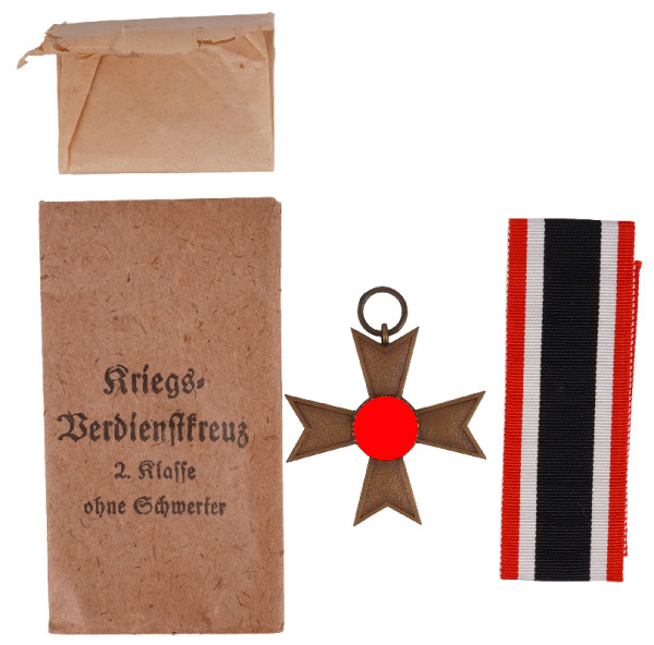 Kriegsverdienstkreuz 2.Klasse ohne Schwerter mit Tüte