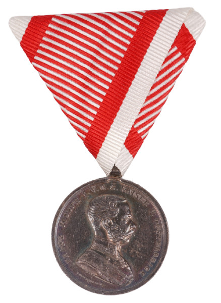 Österreich-Ungarn Tapferkeitsmedaille in Silber Kaiser Franz Joseph I.