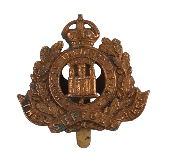 Großbritannien Mützenabzeichen, The Suffolk Regiment