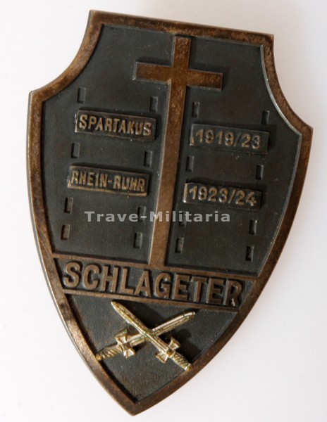 Schlageter Erinnerungsabzeichen Schlageter- Schild 3. Form