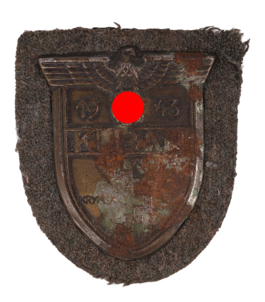 Kubanschild auf Heeresstoff