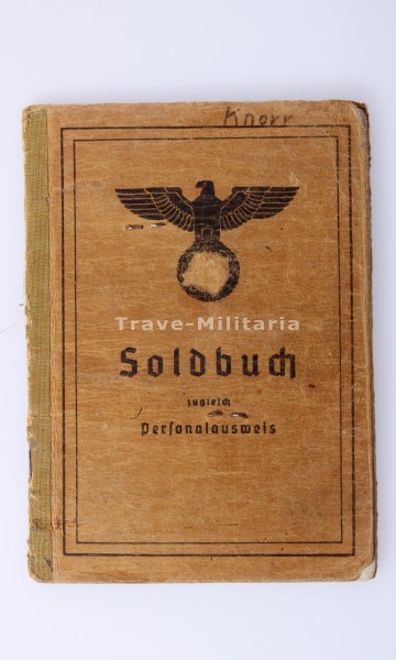 Soldbuch Schwere Heeres-Panzerjäger-Abteilung 590