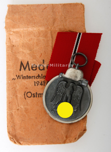 Medaille Winterschlacht im Osten 1941/42 mit Tüte