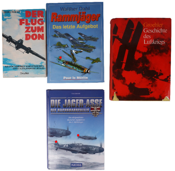 Lot 4 Bücher Thematik Luftwaffe