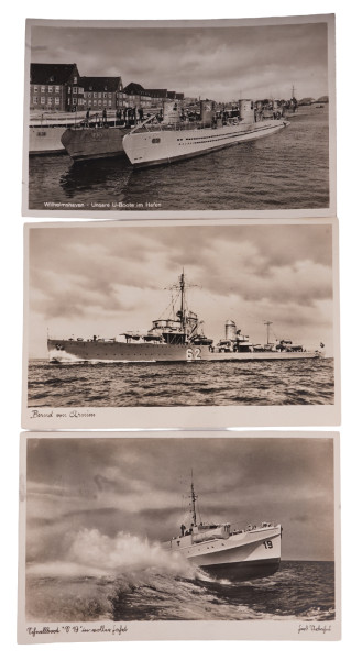 3 Postkarten Kriegsmarine