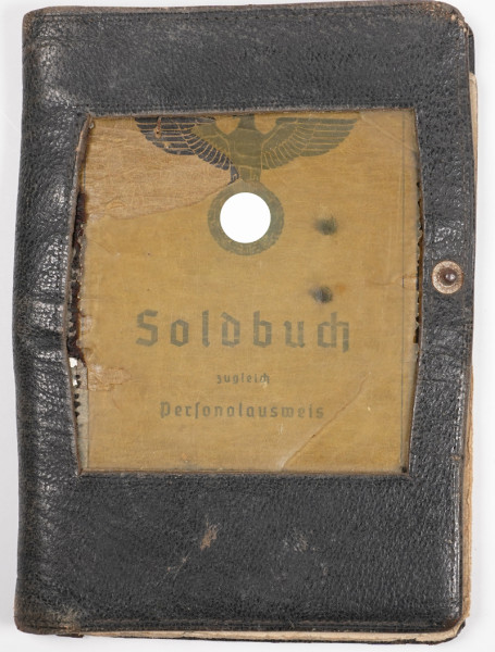 Soldbuch Flemig H. Gr. Nachr. Rgt. 530 Kubanschild