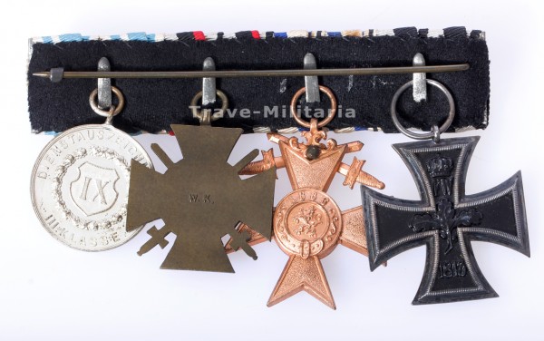 Bayern - 4er Ordensspange | Archiv | Trave Militaria - Orden und