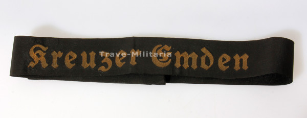 Kriegsmarine Mützenband "Kreuzer Emden"