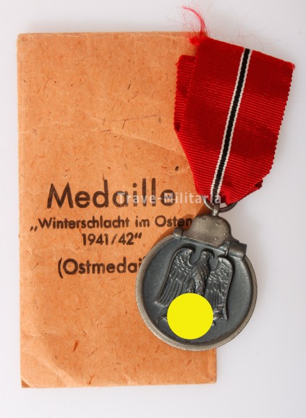 Medaille Winterschlacht im Osten mit Verleihungstüte