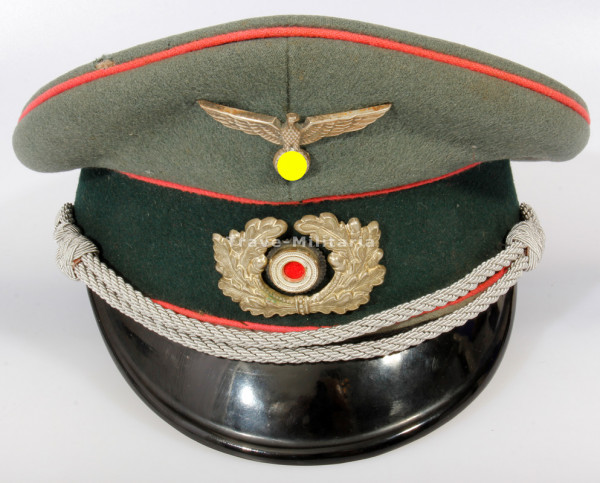 Schirmmütze für Offiziere der Panzertruppe/Panzerjäger