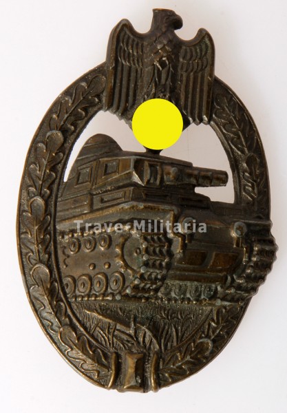Panzerkampfabzeichen in Bronze AS