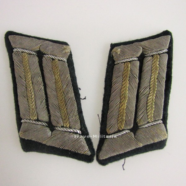 Wehrmacht Heer Paar Kragenspiegel für Offiziere der Infanterie