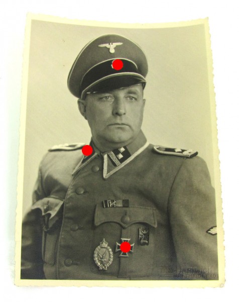 Portrait SS Sturmscharführer Otto Schmidt