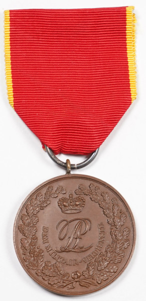 Lippe-Detmold Militär-Verdienstmedaille ohne Schwerter