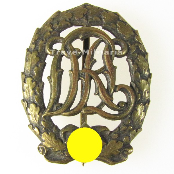 Reichssportabzeichen DRL in Bronze Hersteller Lauer