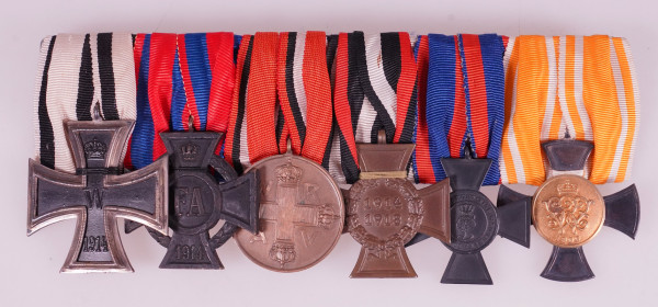 6er Ordensspange Oldenburg-Nichtkämpfer
