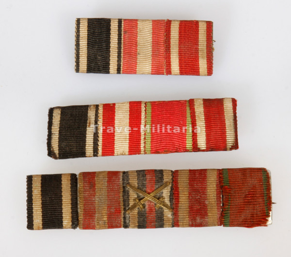 3x Bandspange Osmanisches Reich