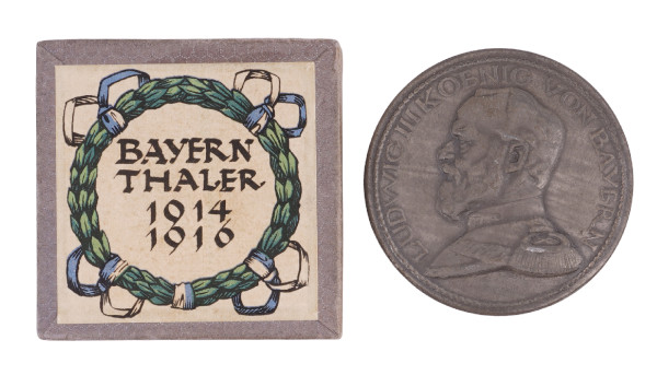 Bayerntaler 1914-1916 im Etui