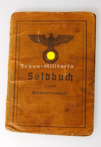 Soldbuch Wussow Festungspionierstab 12 Westfront 1944/45