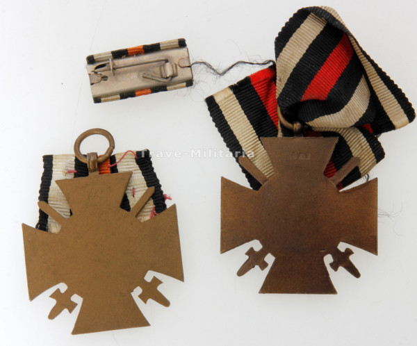 2x Ehrenkreuz für Frontkämpfer Archiv Trave Militaria Orden und