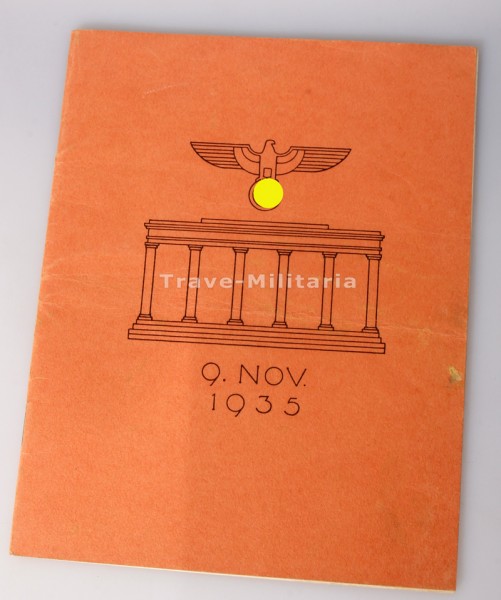 Zum 9. November 1935 Erinnerung an den Hitlerputsch