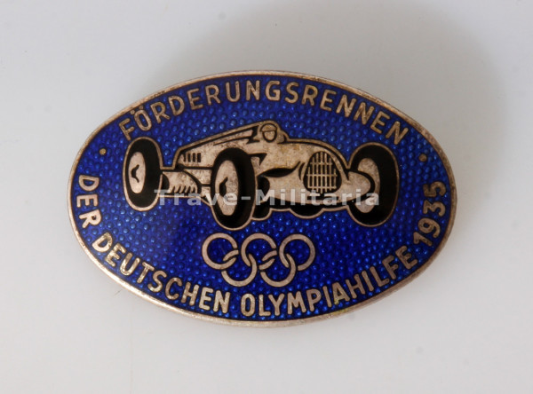 Olympiahilfe 1935 Teilnehmerabzeichen für Förderungsrennen