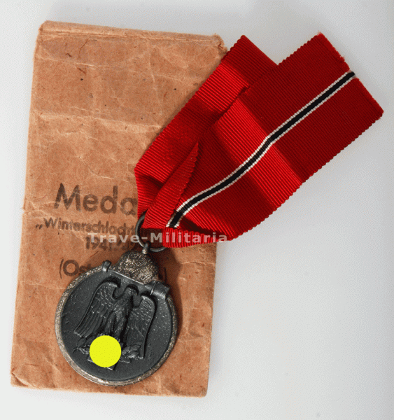 Medaille Winterschlacht im Osten 1941/42 mit Tüte