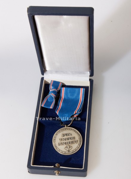 Schleswig-Holstein Medaille für Treue Arbeit im Etui Silber