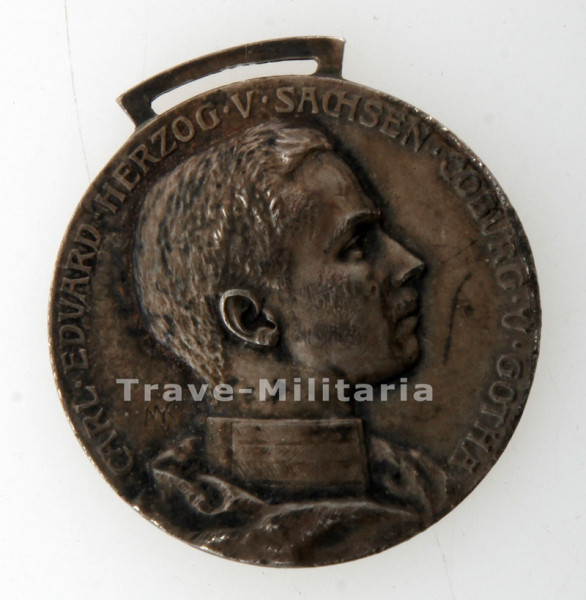 Sachsen- Coburg- Gotha Herzoglich Ernestinischen Hausorden Verdienstmedaille in Silber