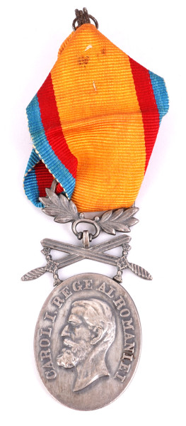 Rumänien Medaille für Mannhaftigkeit und Treue in Slber