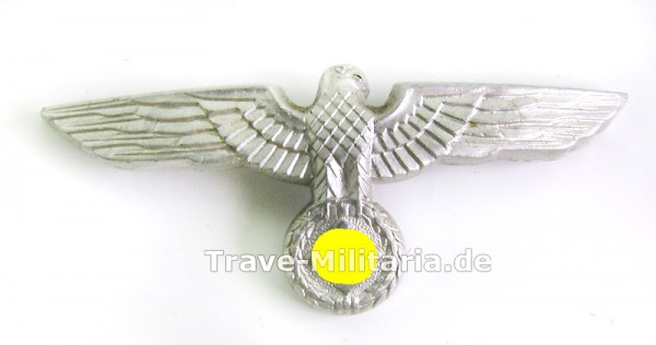 Mützenadler für Heeresmütze - Alu