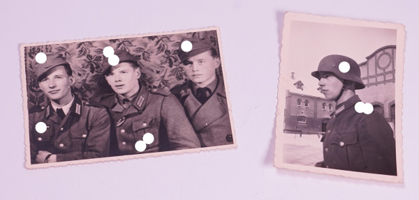 2 Fotos Soldaten der Wehrmacht