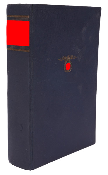 Mein Kampf Volksausgabe 1936 mit Devise von SS-Sturmbannführer