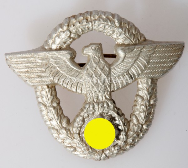Polizei III. Reich Adler für die Schirmmütze 2. Form