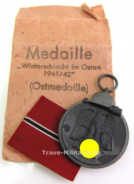 Medaille Winterschlacht im Osten mit Tüte