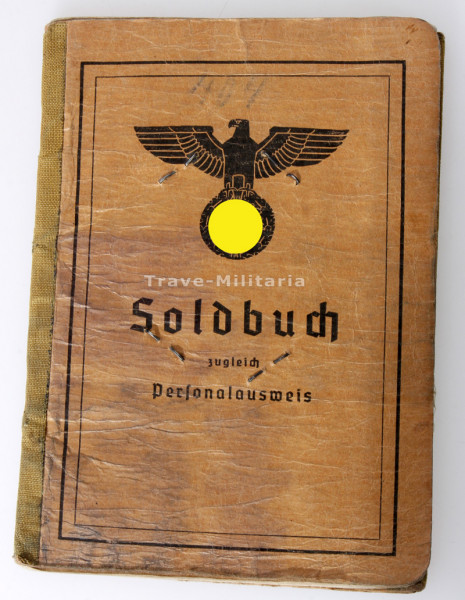 Soldbuch Ottens Volks-Gren. Rgt. Westfront Aachen