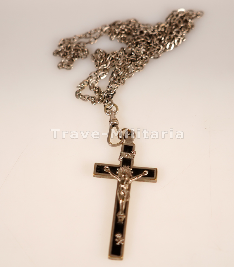 Woodvio Handcrafted Wooden Wall Cross - Traditional Catholic Crucifix With Rosary - View #12