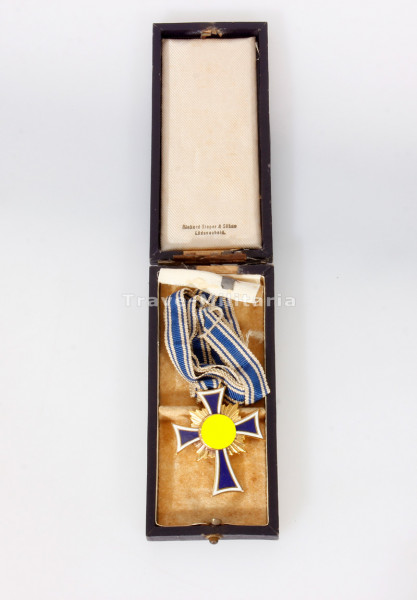 Ehrenkreuz der Deutschen Mutter in Gold im Etui