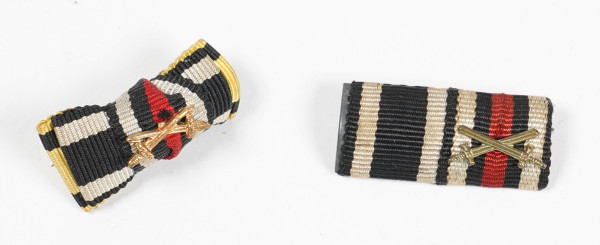 1x Bandspange und Bandschleife