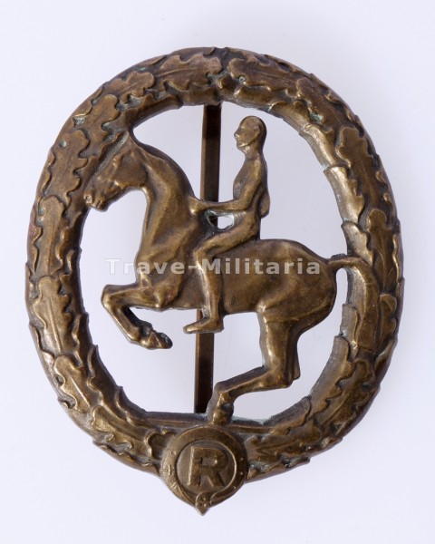 Deutsches Reiterabzeichen in Bronze
