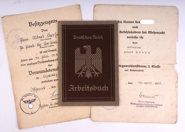 Urkundenpaar Krohn Brücken-Bau-Bataillon 255