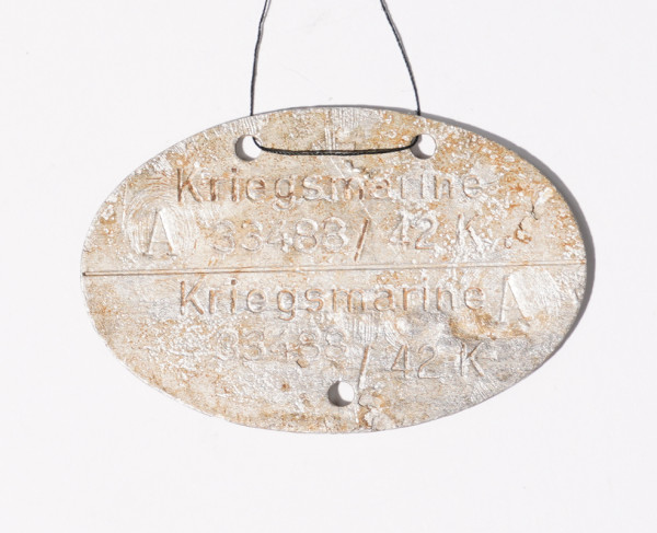 Erkennungsmarke Kriegsmarine 33488/42K A