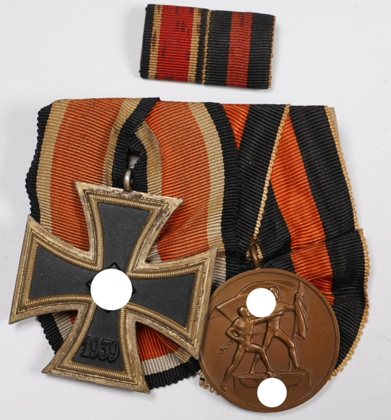 Ordensspange EK2 und Sudetenmedaille