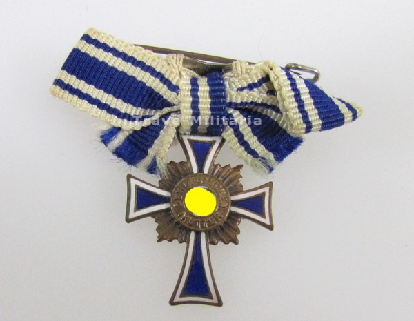 Miniatur Ehrenkreuz der Deutschen Mutter in Bronze