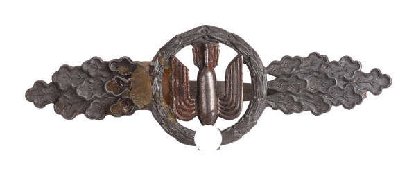 Frontflugspange für Kampfflieger in Silber