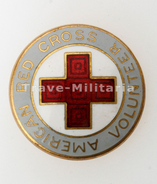 USA American Red Cross Volunteer Brosche