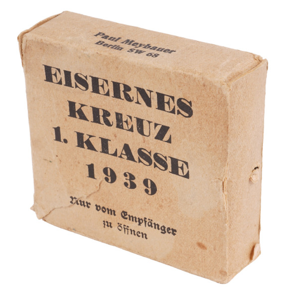 Eisernes Kreuz 1. Klasse 1939 im Etui mit Umkarton