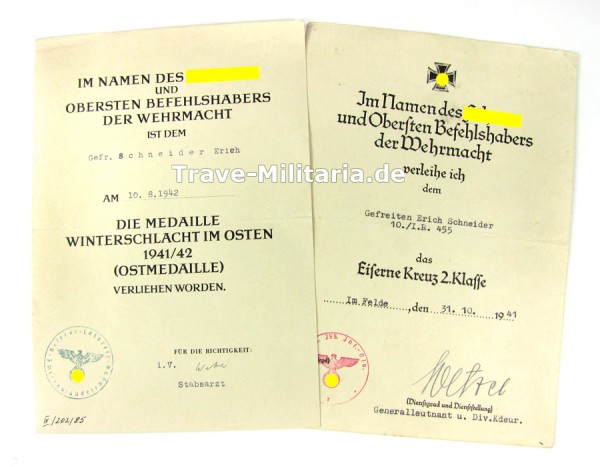 2er Urkundengruppe I.R. 455